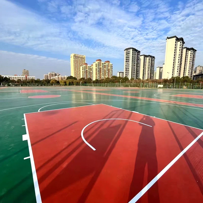 باسکٹ بال عدالتوں کے لئے سلیکن PU خصوصی کھیلوں کی سطح